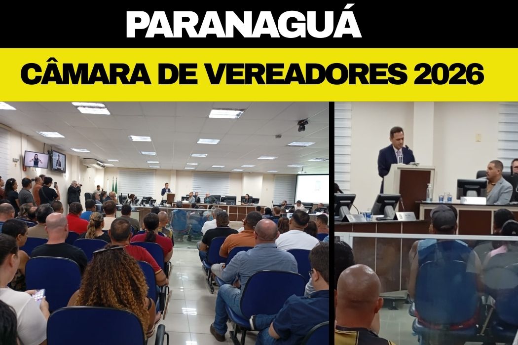 Câmara de Paranaguá inicia Ano Legislativo de 2026 com foco em infraestrutura e educação